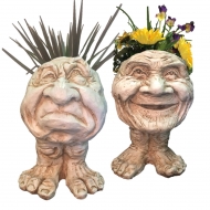 HomeStyles Golfer and Fisherman Character Toad Garden 2 Piece